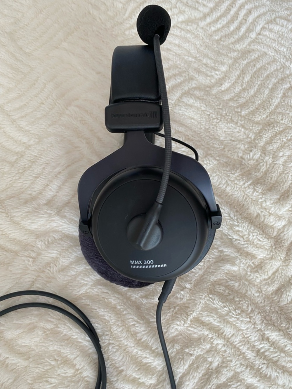 Beyerdynamic MMX 300 Over-Ear Headset with Boom Microphone - Black